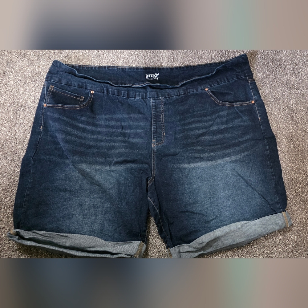 Indigo Denim Shorts